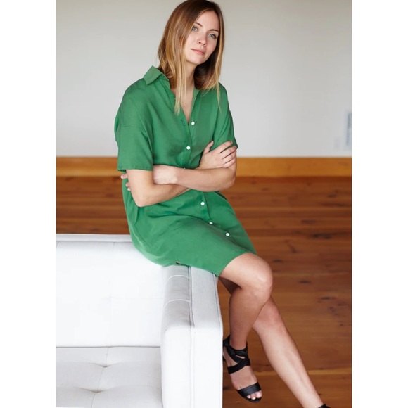 EMERSON Fry Sz Md  T DRESS - GREEN - Picture 2 of 6